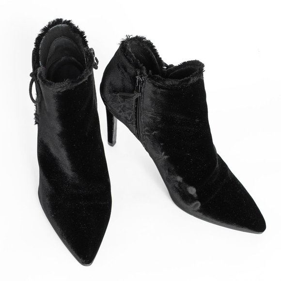 Stuart Weitzman Velvet Boots- Size 8 - Picture 3 of 8